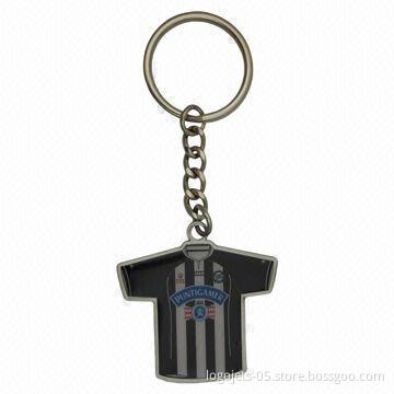 Stainless Steel Keychain, Custom Logo Printed with Epoxy Coating